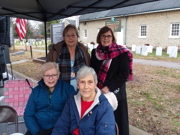 John Marshall Daughters volunteering at Wreaths Across America